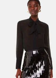Sword Sequin Mini Skirt