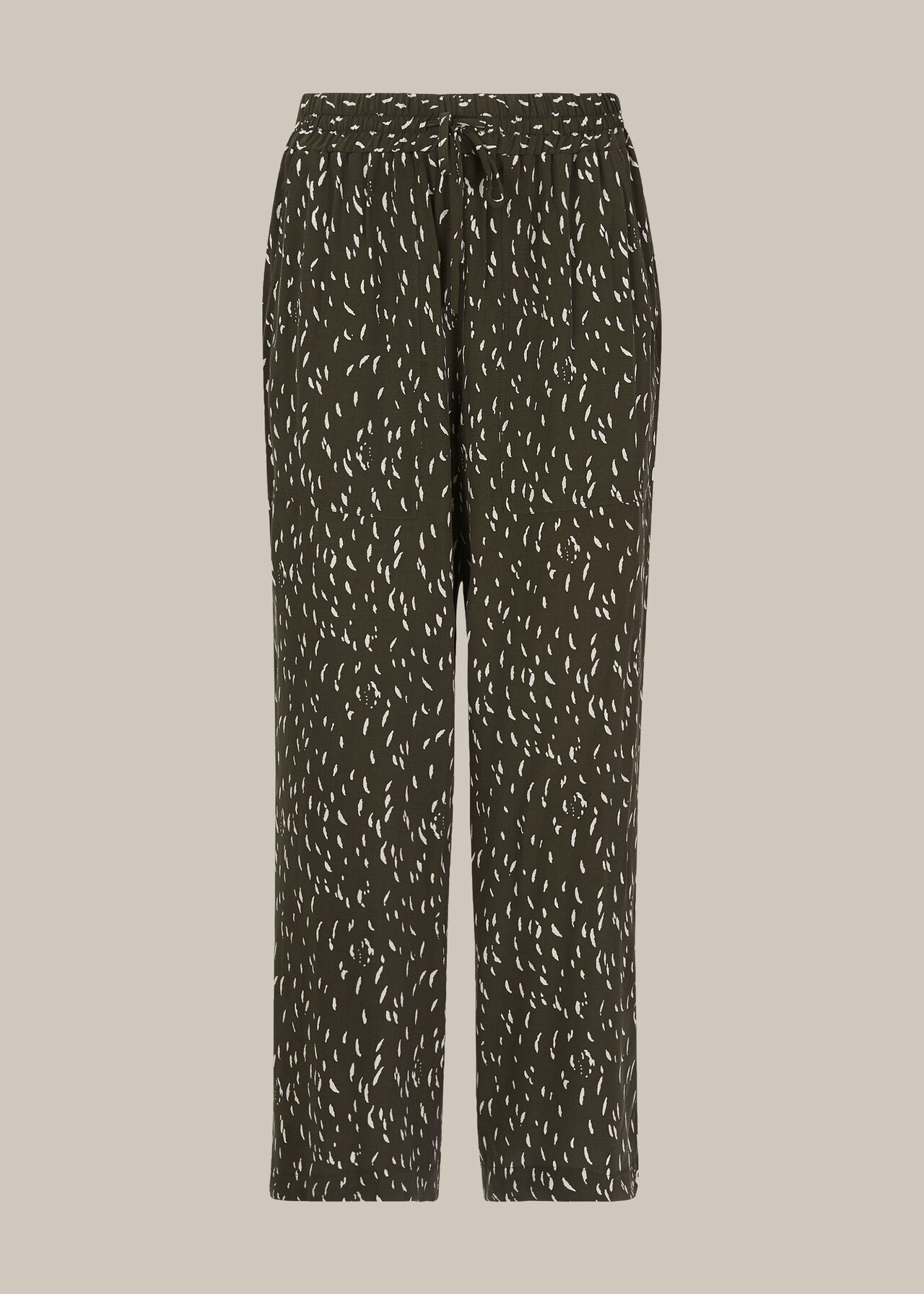 Fleck Print Trouser