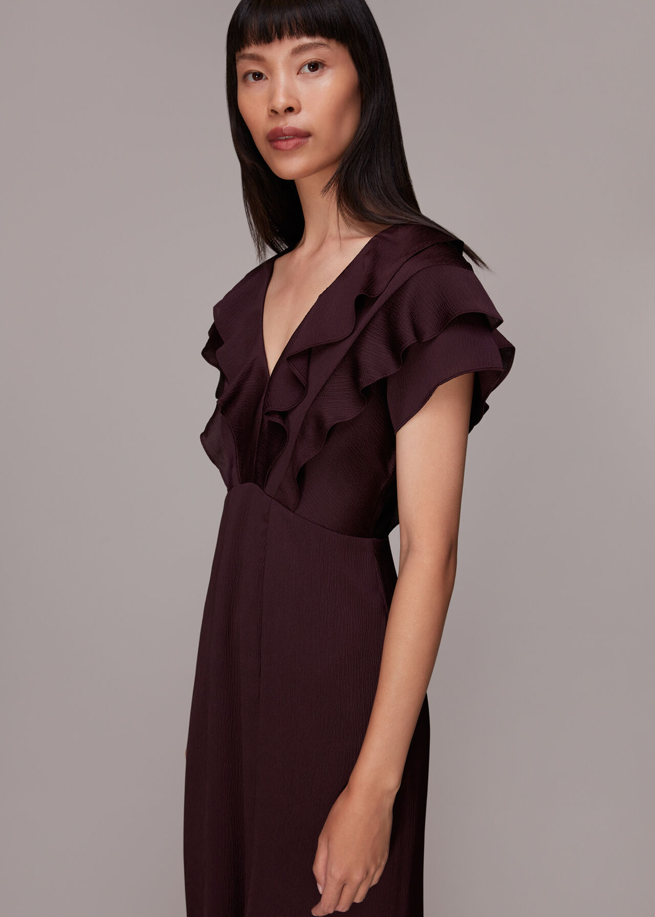 Adeline Frill Midi Dress