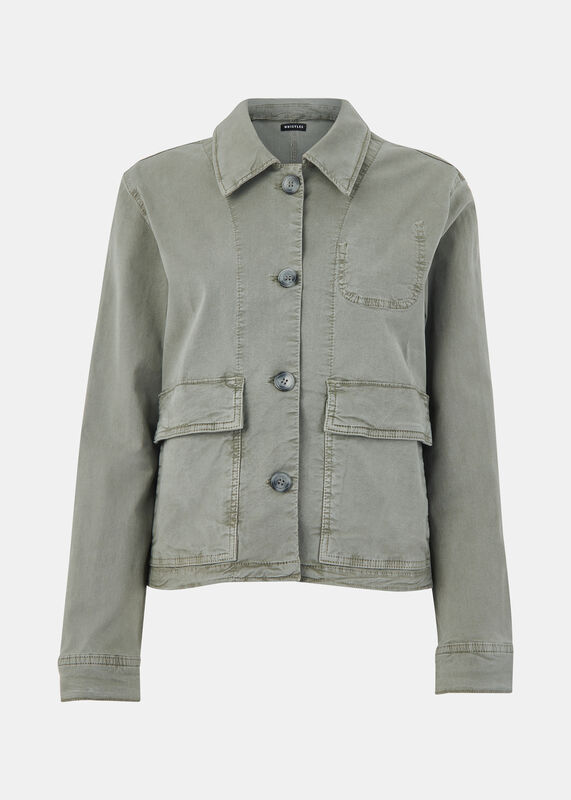 Khaki Marie Casual Jacket