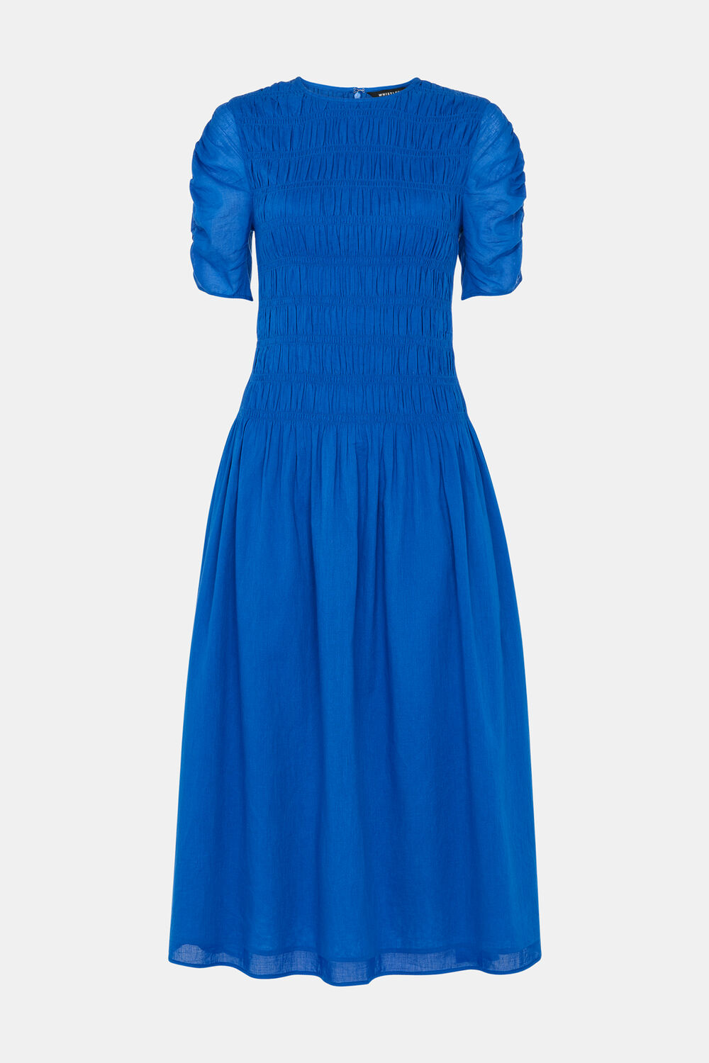 Blue Petite Avery Smocked Dress