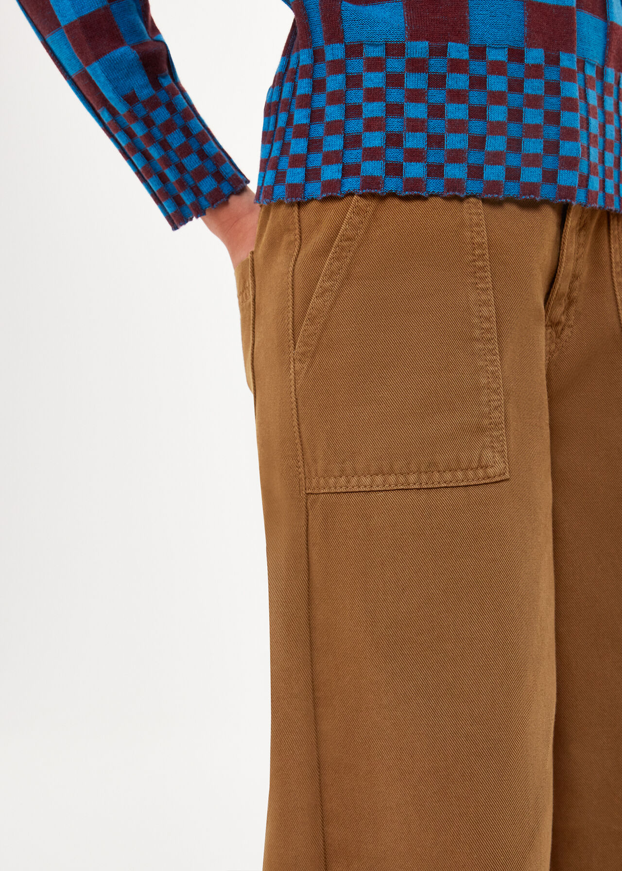 Wide Leg Cargo Trouser