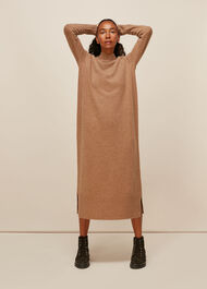 Longline Wool Knit Dress