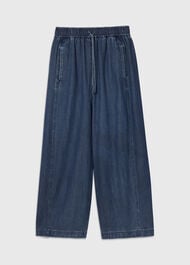 Casual Denim Barrel Trouser