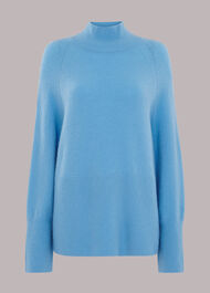 Relaxed Funnel Neck Jumper