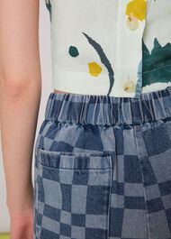 Aria Abstract Print Crop Top