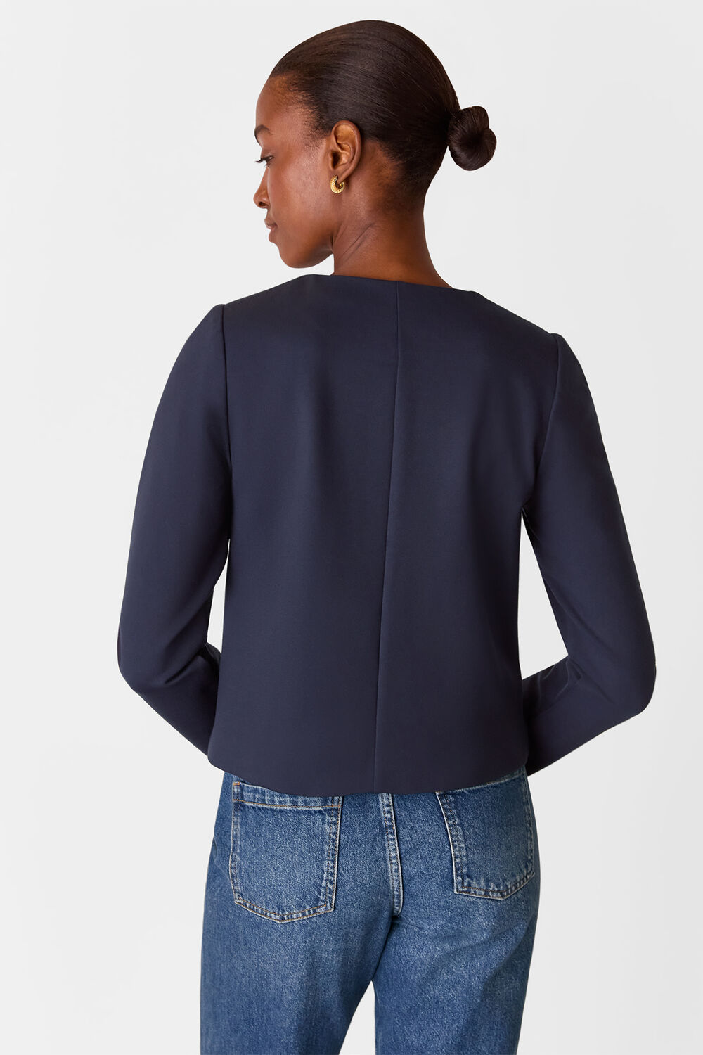 Anne Ponte Button Jacket