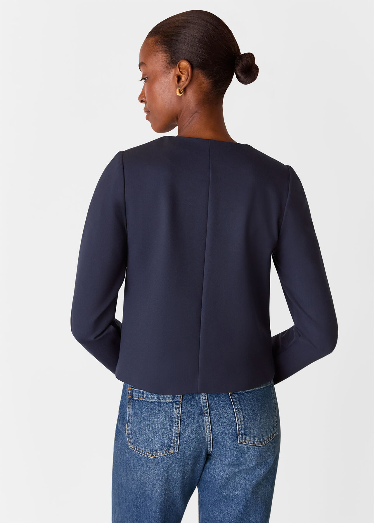 Anne Ponte Button Jacket