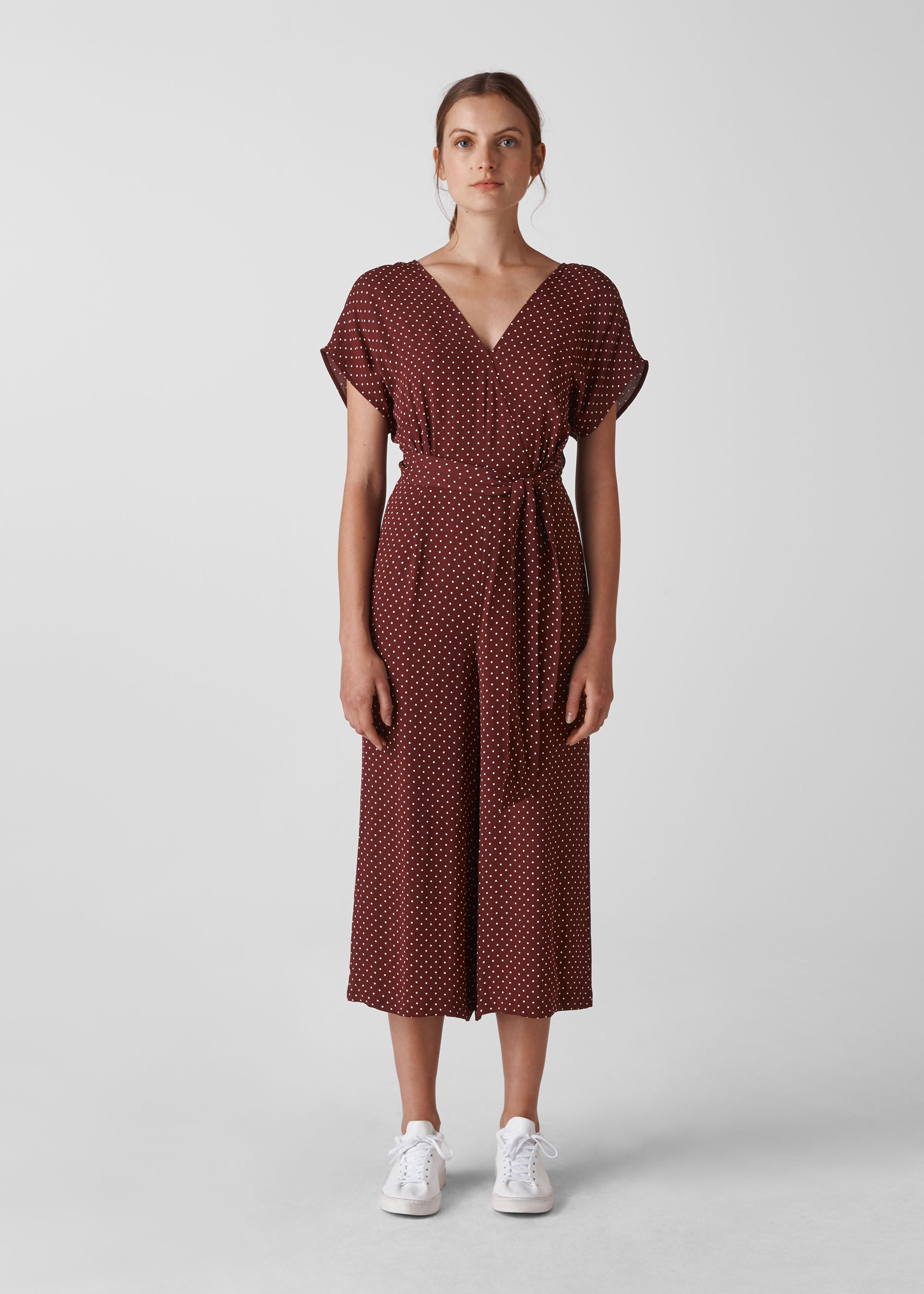 Whistles margot sales spot dress