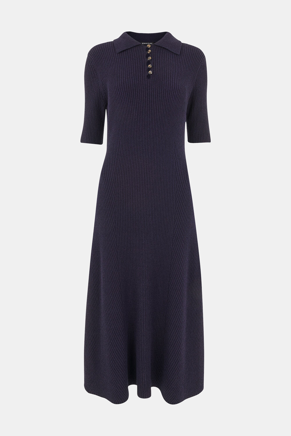 Knitted Ribbed Midi Dress