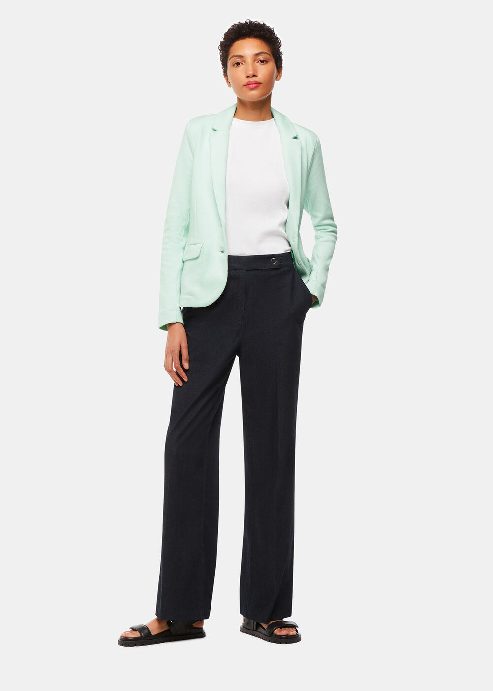 Slim Fit Jersey Jacket