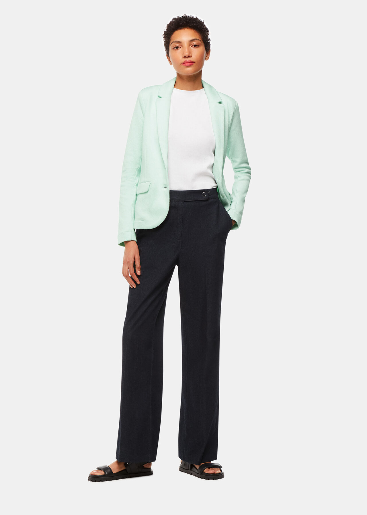 Slim Fit Jersey Jacket