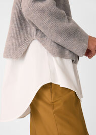 Aria Wool Mix Crew Knit