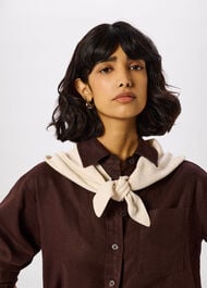 Triangular Knitted Scarf