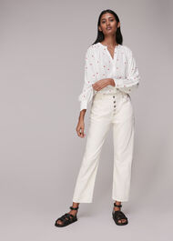 Heart Embroidered Top