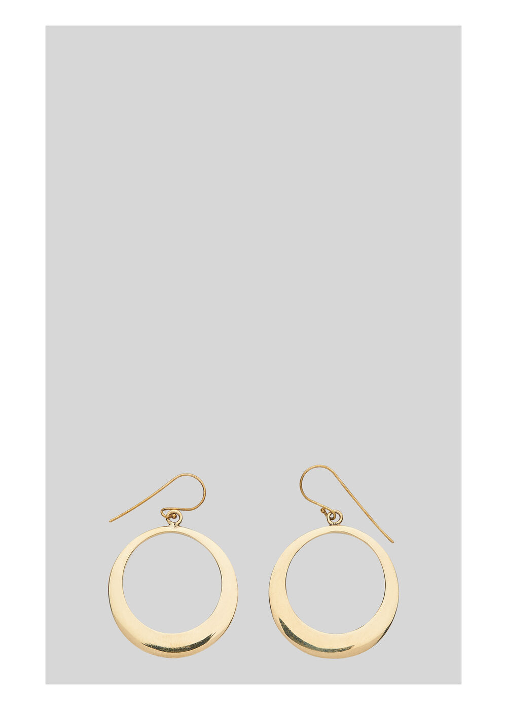 Made Casted Circle Earring