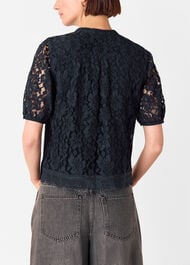 Lace Tie Detail Blouse