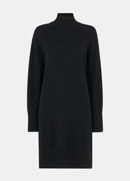 Cashmere Funnel Neck Dress