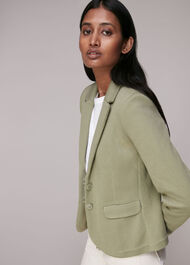 Slim Fit Jersey Jacket