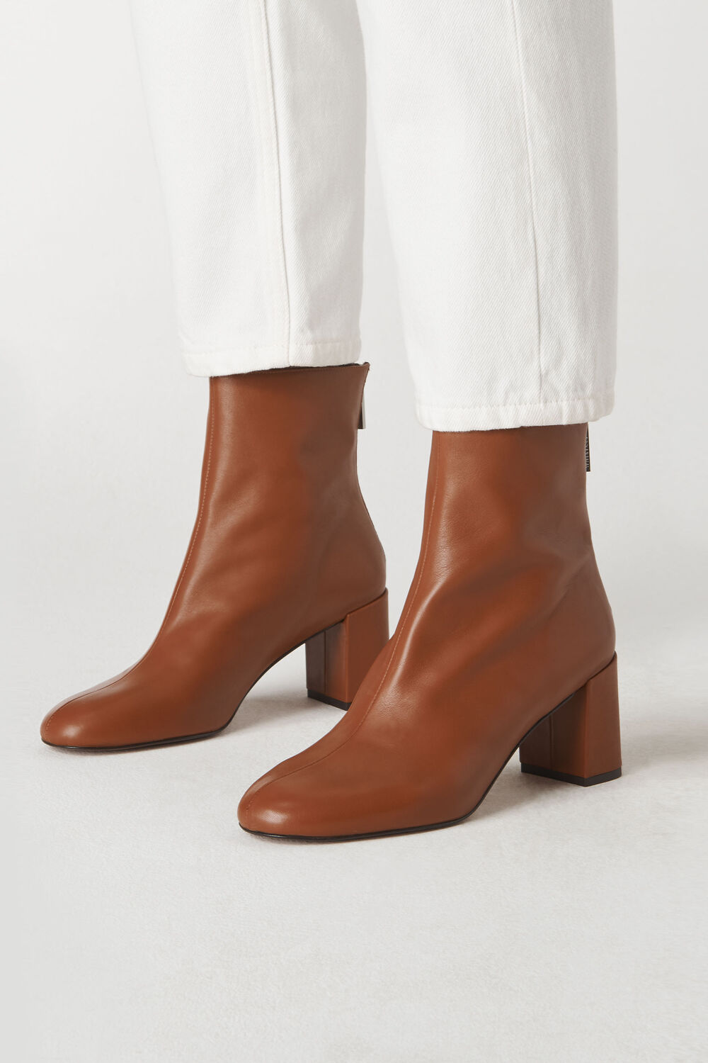Bartley Back Zip Boot Tan