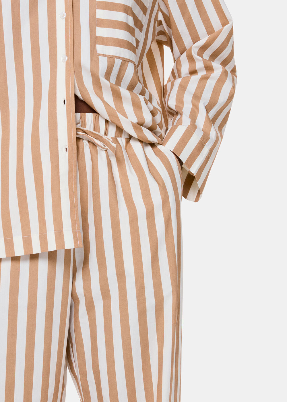 Cotton Stripe Pyjama Bottom