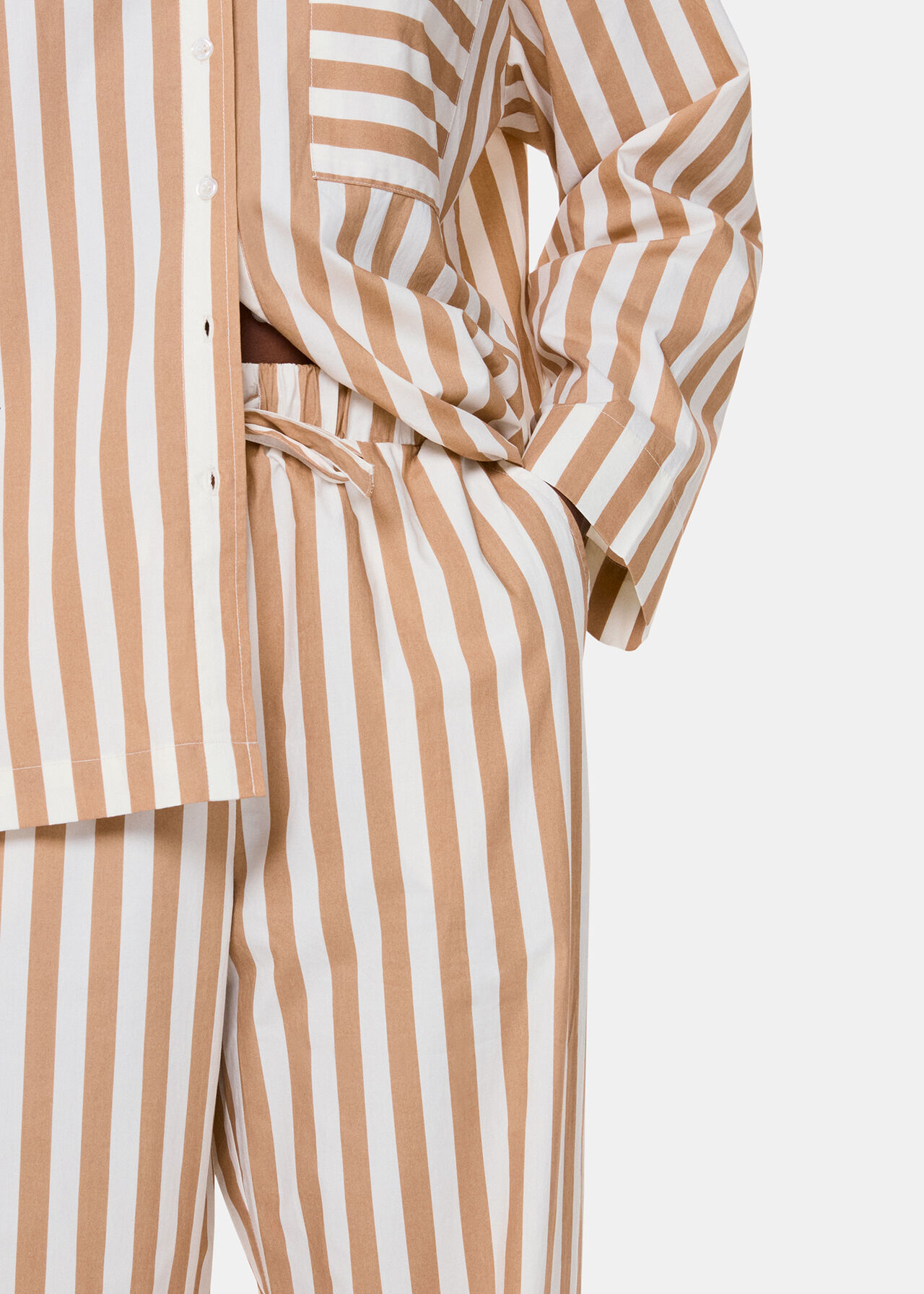 Cotton Stripe Pyjama Bottom