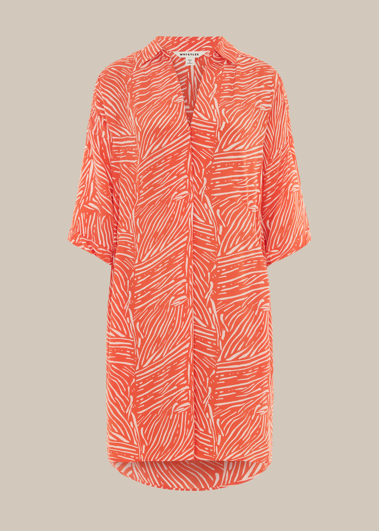 Tiger Palm Print Lola Dress