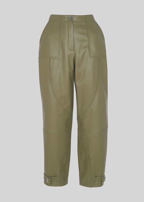 Leather Cargo Trouser