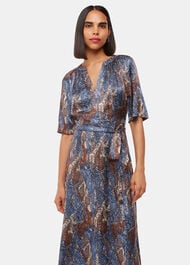 Marlow Dashed Snake Dress