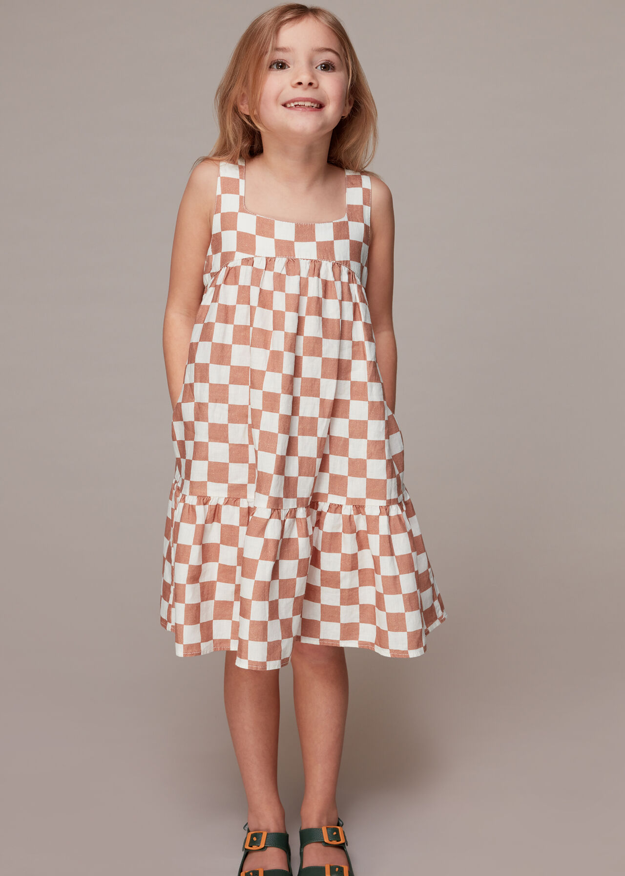 Avery Checkerboard Sundress