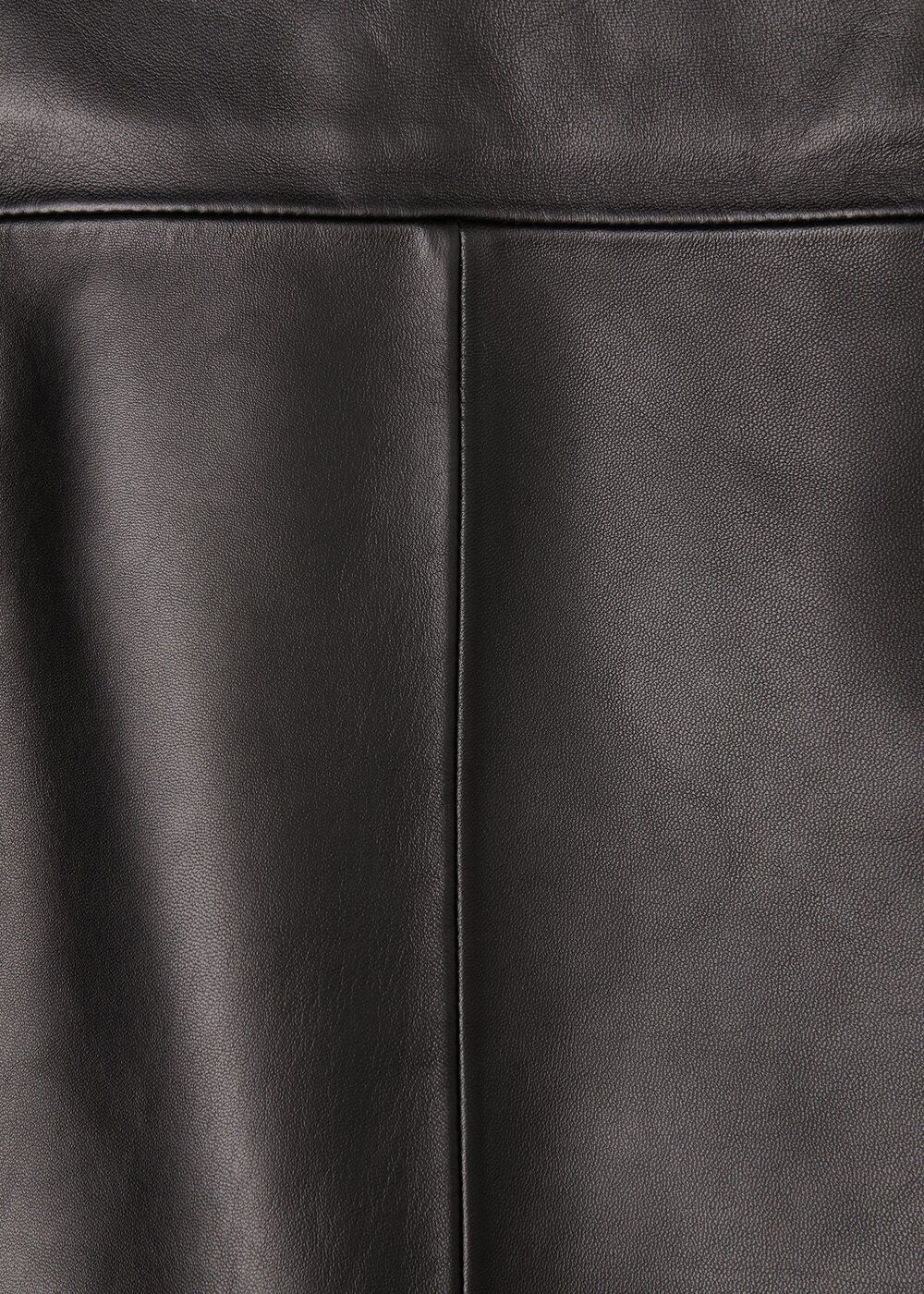 Leather A line Skirt