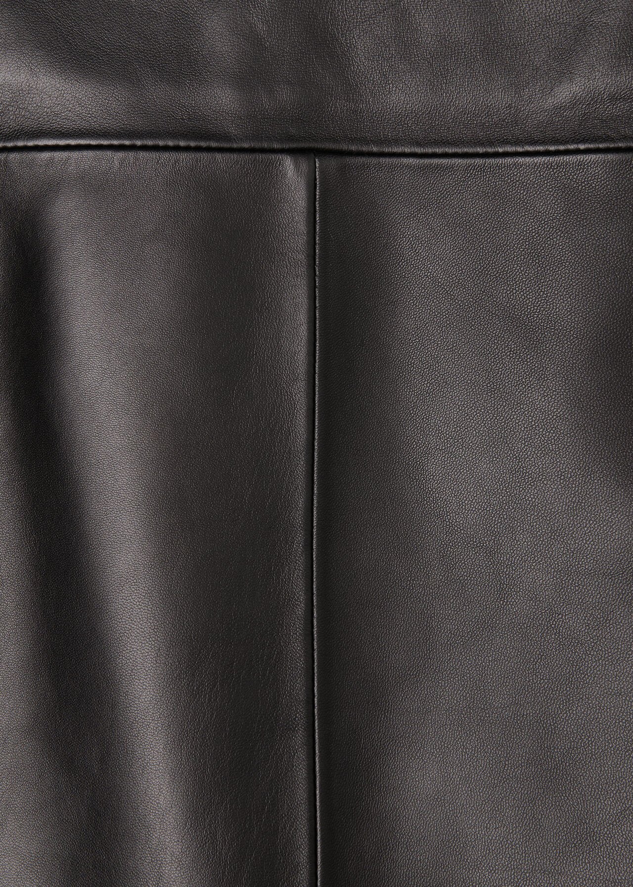 Leather A line Skirt