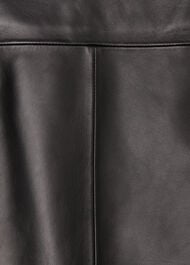 Leather A line Skirt