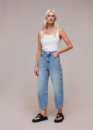 Petite Authentic Barrel Leg Jean