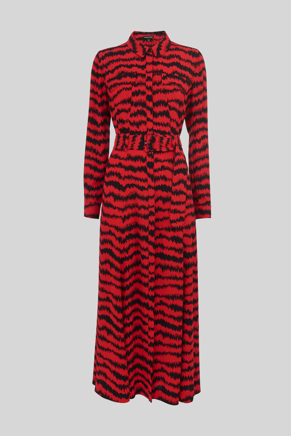 Milla Animal Utility Dress Red/Multi