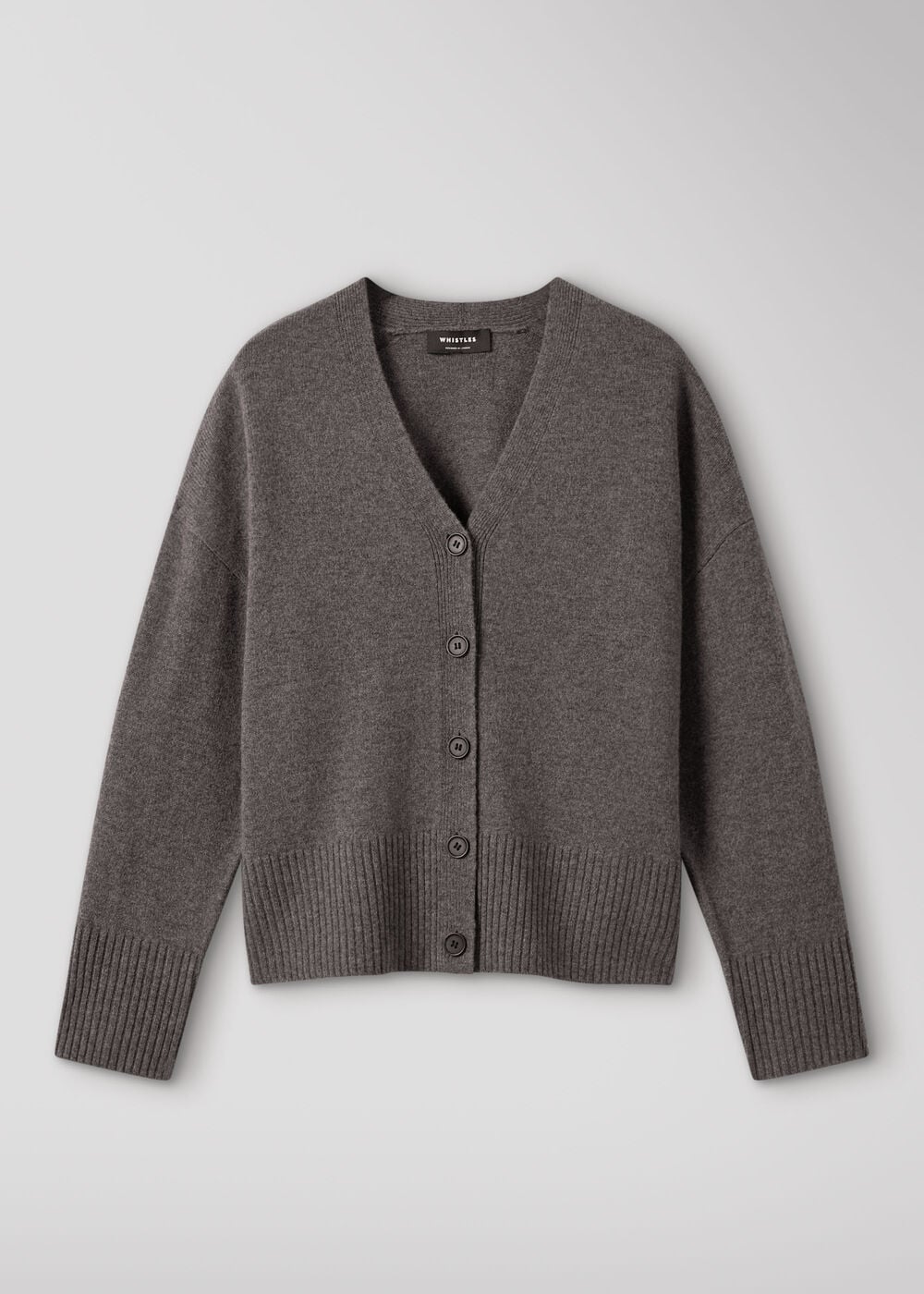 Wool V Neck Cardigan