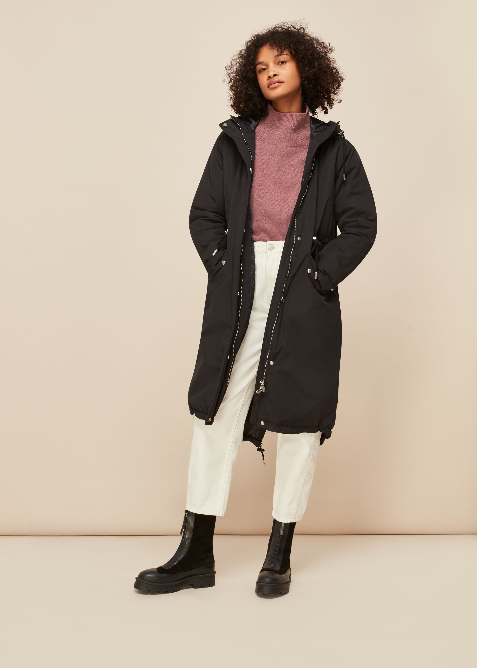 Whistles parka store sale