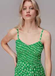 Daisy Check Print Jumpsuit