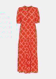 Daisy Trellis Trapeze Dress