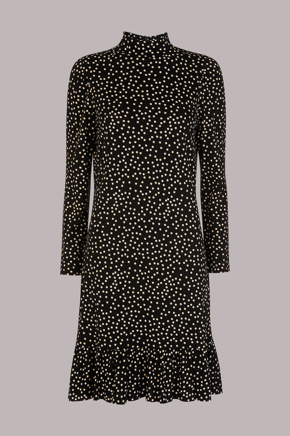 Irregular Spot Jersey Dress