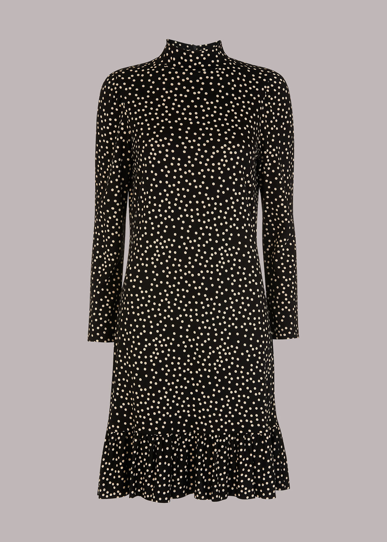 Irregular Spot Jersey Dress