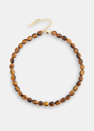 Tiger Eye Beaded Necklace