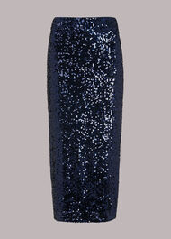 Sequin Column Skirt
