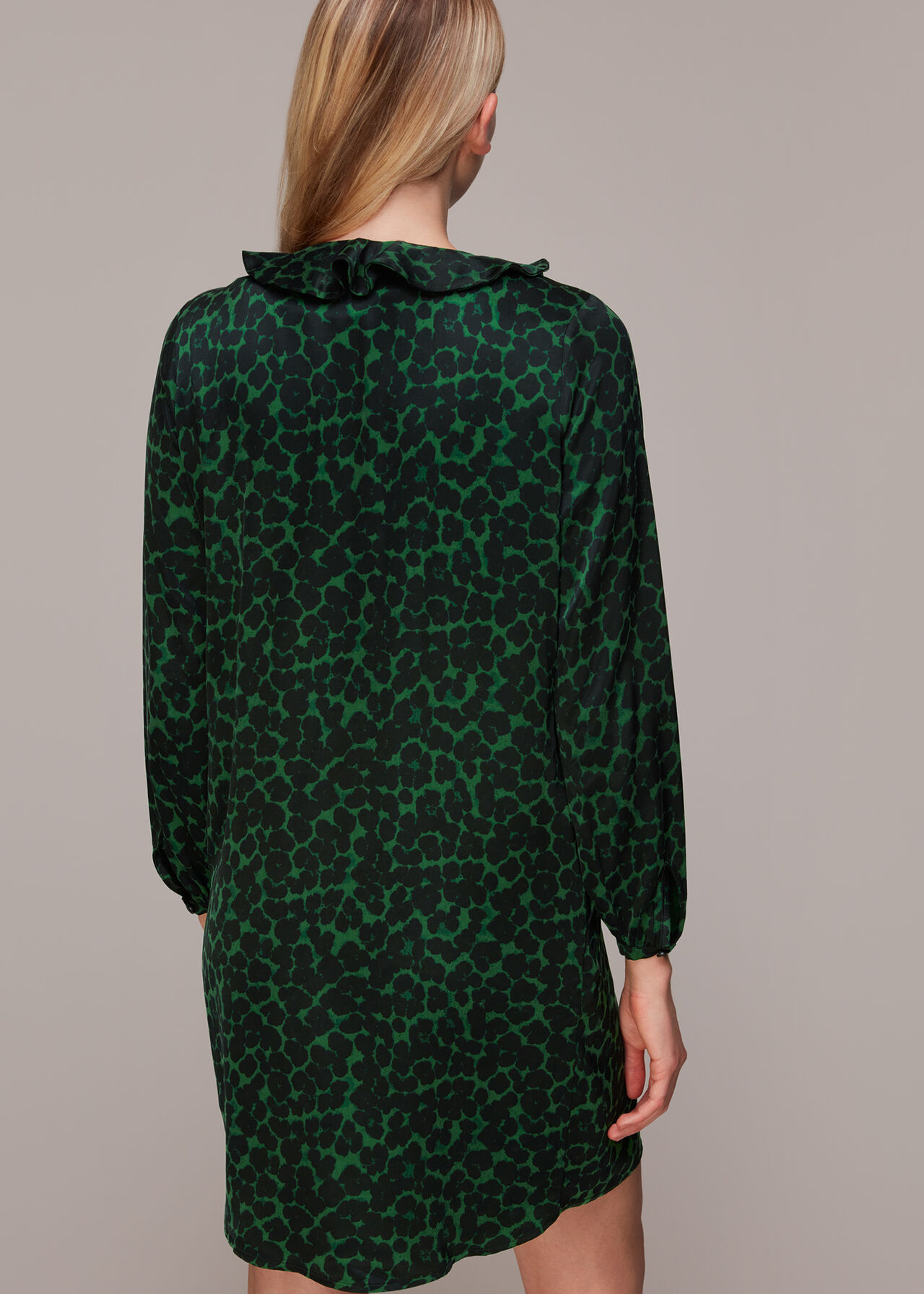 Smudge Animal Frill Dress