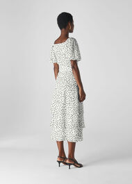 Viola Dress Black and White