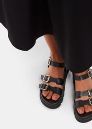 Jemma Triple Buckle Sandal
