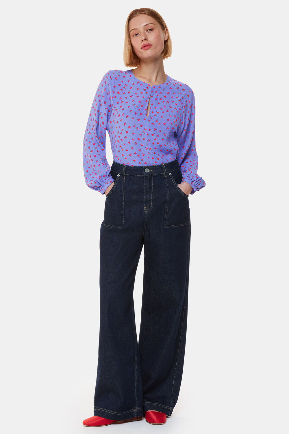 Scattered Petals Blouse