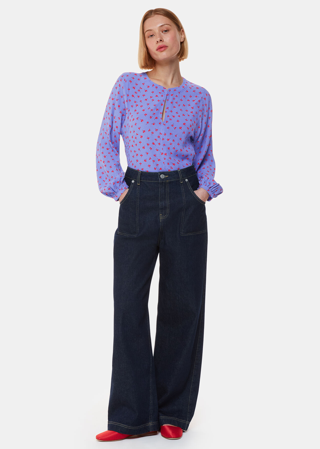 Scattered Petals Blouse