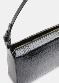Erica Croc Shoulder Bag
