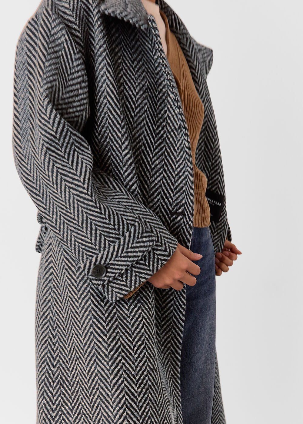 Petite Cosette Funnel Neck Coat